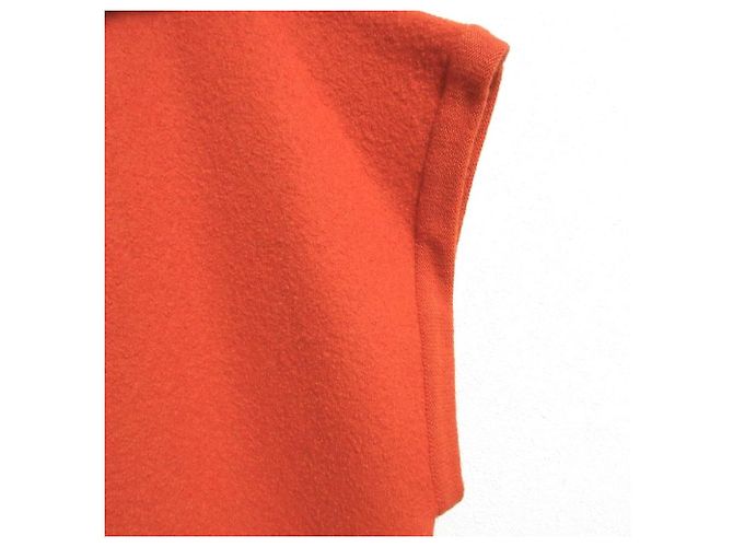 Autre Marque CristaSeya Woll-Kaftan-Kleid Orange - Ansicht 5
