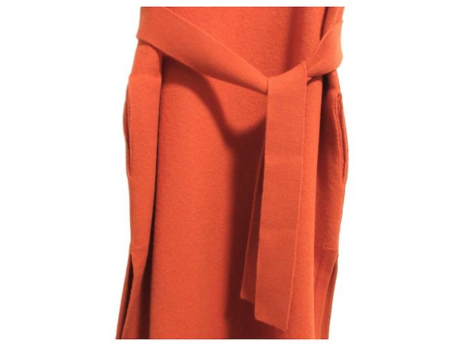 Autre Marque CristaSeya Woll-Kaftan-Kleid Orange - Ansicht 6