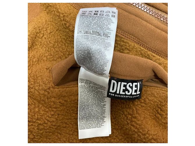 Autre Marque DIESEL S-RUMMES-ZIP-REV Boa Zip Hoodie Braun - Ansicht 7