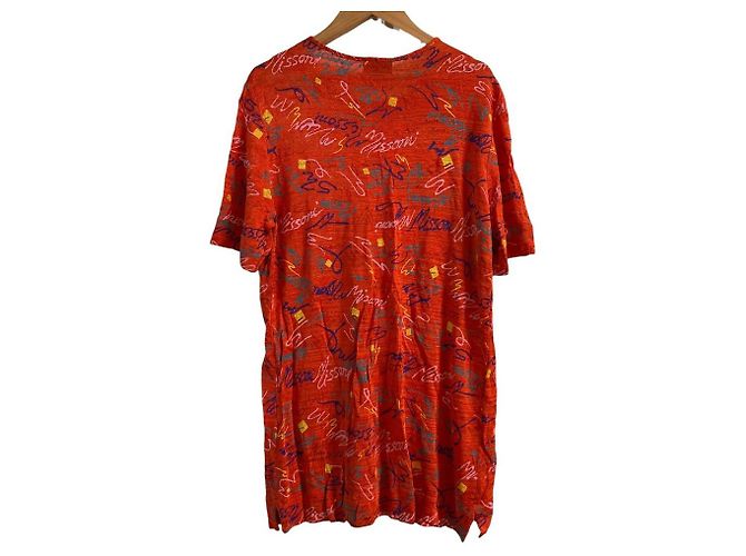 Autre Marque Missoni Stricktop mit Logo-Print Rot - Ansicht 2