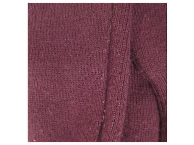 Autre Marque Cárdigan de lana Comme des Garcons Castaño Burdeos - vista 12