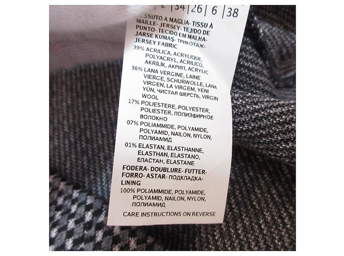 Autre Marque iBLUES Strickkleid Braun Schwarz Pink - Ansicht 9