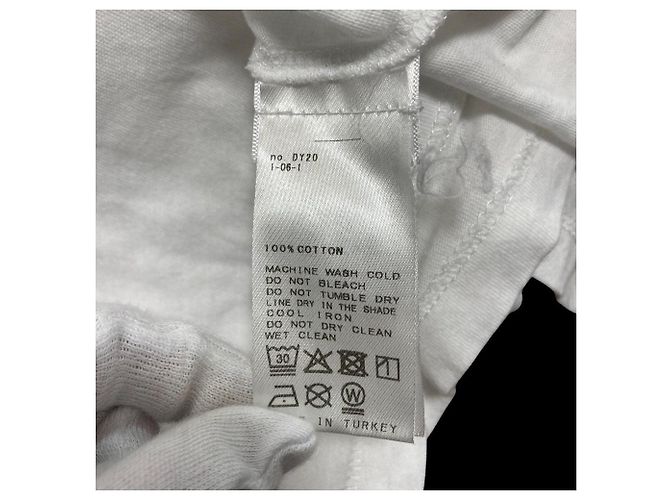Autre Marque Camiseta ANINE BING WALKER TEE LYRICS Blanco - vista 5