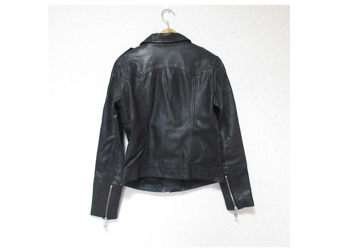 Autre Marque Chaqueta Riders de cuero Doma Negro - vista 2