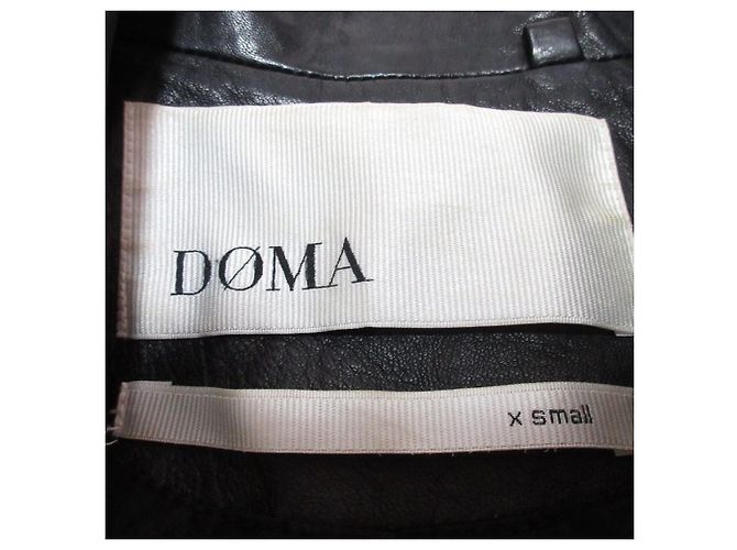 Autre Marque Chaqueta Riders de cuero Doma Negro - vista 6