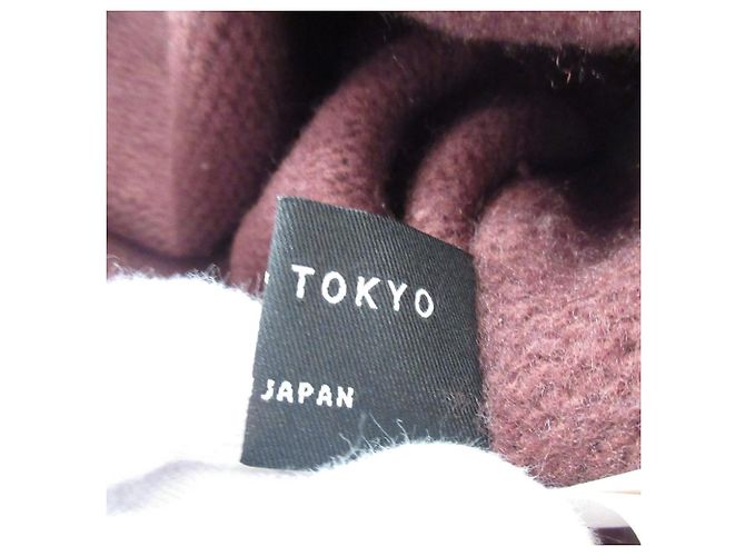 Autre Marque UNITED TOKYO Pullover de malha de lã com gola alta Marrom - vista 6
