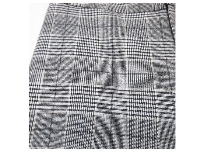 Autre Marque AMACA Glen Check Wide Pants Marrone - vista 3