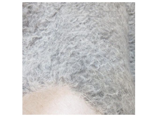 Autre Marque Babylone LAGOPOLANE Mohair Strickpullover Braun - Ansicht 4