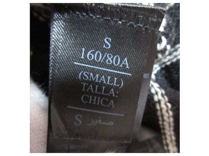 Autre Marque All Saints Rollkragenpullover aus Mohair-Mischung gestreift Schwarz - Ansicht 7