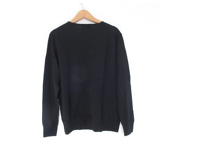 Autre Marque UNITED ARROWS V-Ausschnitt Pullover Schwarz - Ansicht 2