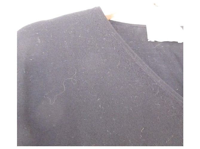 Autre Marque UNITED ARROWS V-Ausschnitt Pullover Schwarz - Ansicht 3