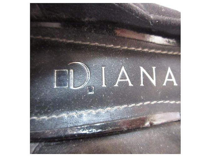 Autre Marque Décolleté Diana in camoscio Nero - vista 7