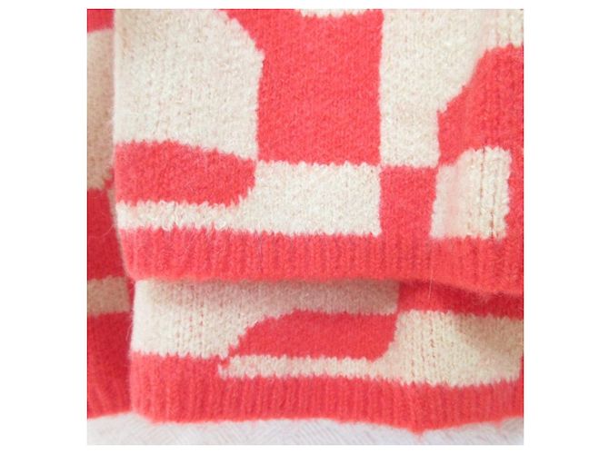 Autre Marque Cardigã de malha doll up oops Vermelho Bege - vista 5