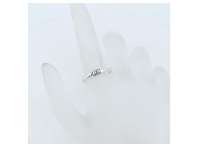 Autre Marque Vendome Aoyama K18WG Diamantring Silber - Ansicht 5