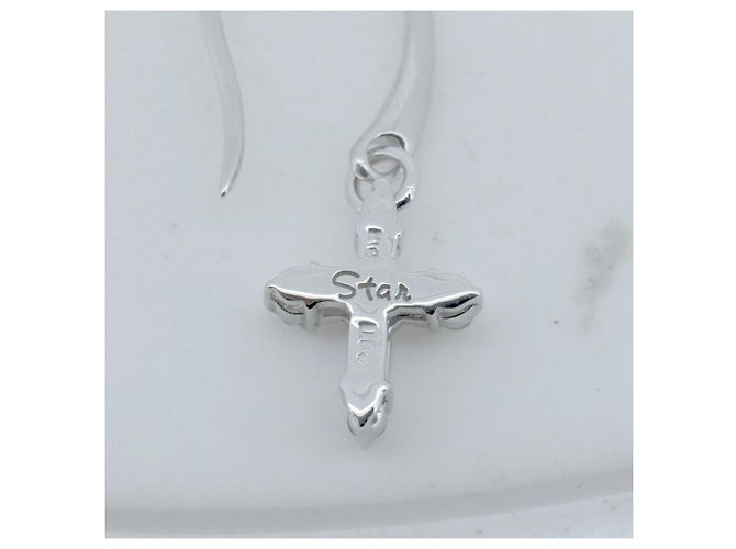 Autre Marque Orecchini Star Jewelry Au750 Diamante Argento - vista 2