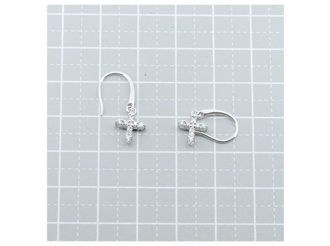 Autre Marque Orecchini Star Jewelry Au750 Diamante Argento - vista 4