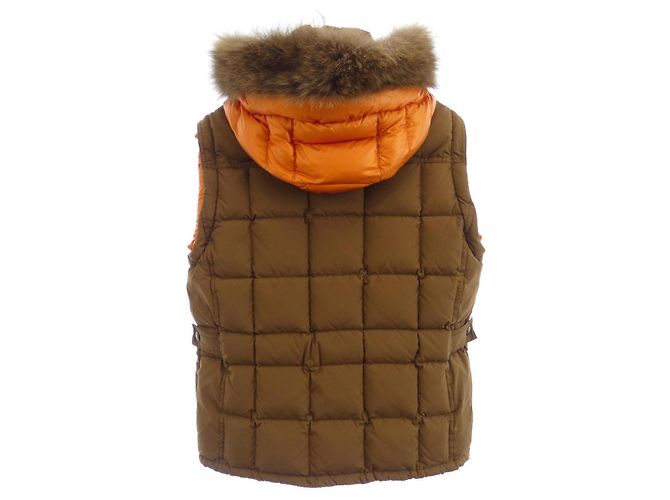 Chaqueta de Plumas Moncler BIENVENU 2way Castaño Naranja - vista 10