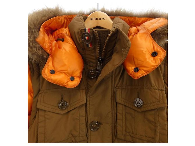 Chaqueta de Plumas Moncler BIENVENU 2way Castaño Naranja - vista 7