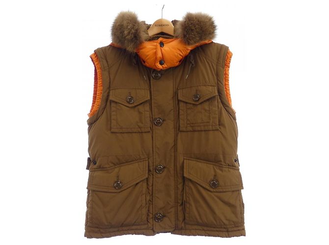 Chaqueta de Plumas Moncler BIENVENU 2way Castaño Naranja - vista 9