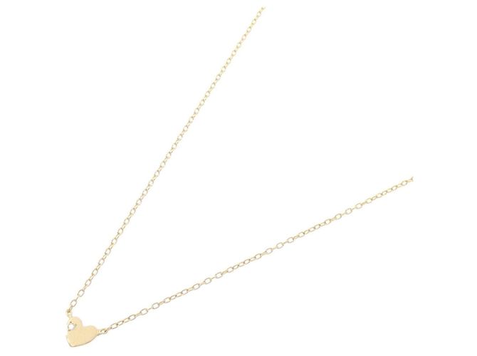 Autre Marque Collana Cuore con Diamanti Au750 D'oro - vista 2