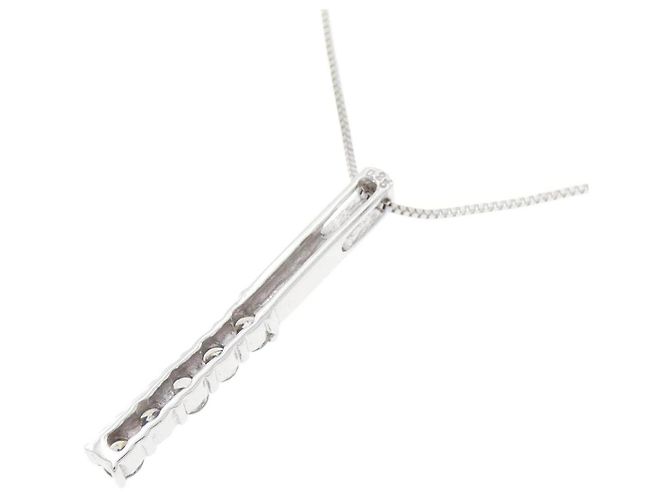 Autre Marque Collana in oro bianco Au750 e diamanti Argento - vista 4