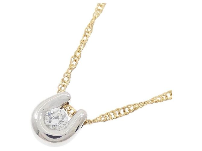 Autre Marque Collana PT Au750 Diamante D'oro - vista 3
