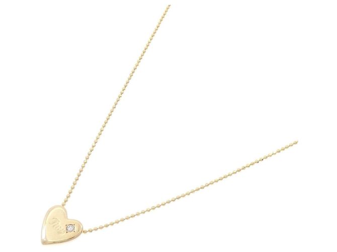 Autre Marque Collana Cuore con Diamanti Au750 D'oro - vista 2