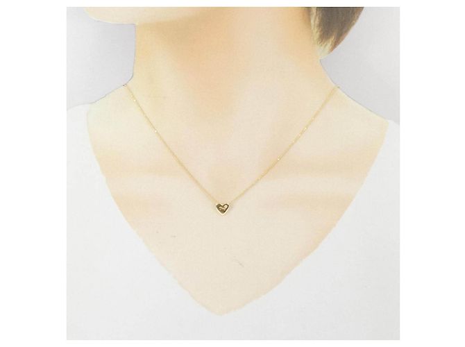 Autre Marque Collana Cuore con Diamanti Au750 D'oro - vista 6