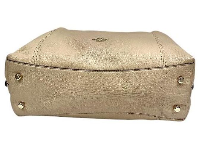 Borsa Coach Lennox in pelle martellata Beige - vista 3