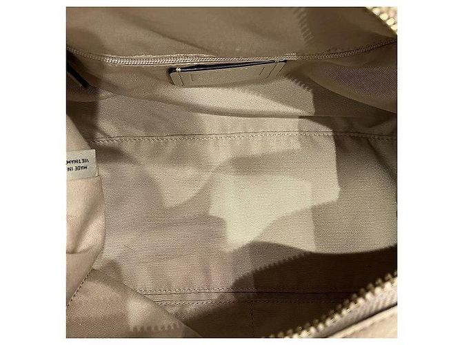 Borsa Coach Lennox in pelle martellata Beige - vista 5