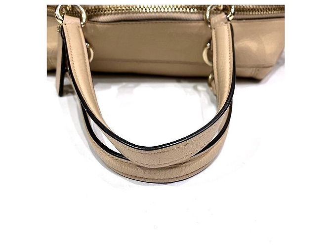 Borsa Coach Lennox in pelle martellata Beige - vista 9