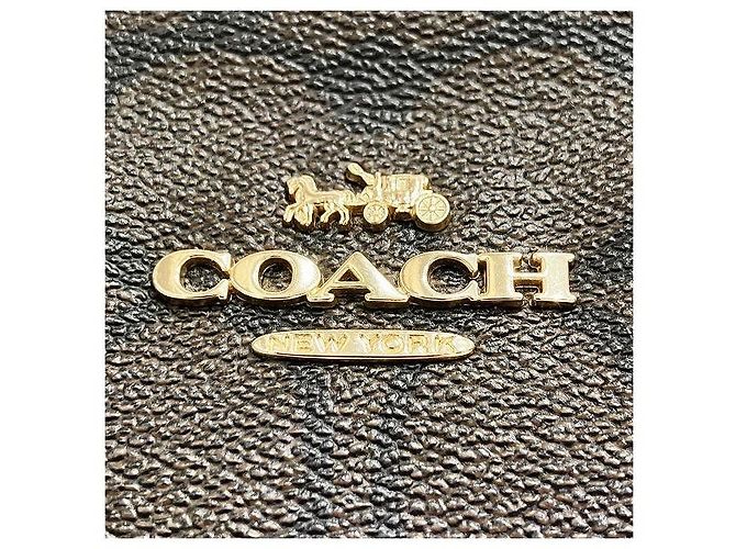 Borsa a tracolla Coach Signature PVC Marrone - vista 7