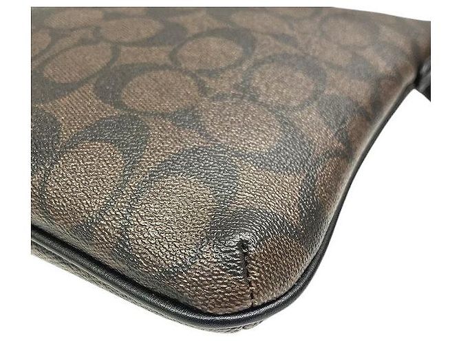 Borsa a tracolla Coach Signature PVC Marrone - vista 8