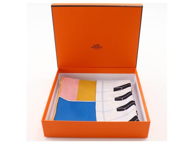 Hermès Carré70 Seidentuch Orange - Ansicht 10