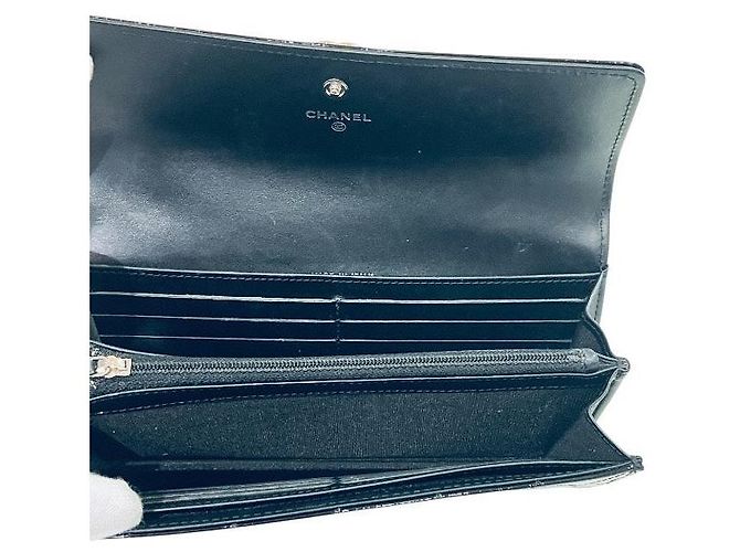 Chanel Boy Chanel Emaille Langbeutel Schwarz - Ansicht 3