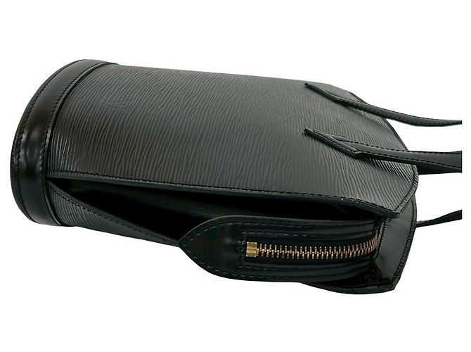 Borsa a mano Louis Vuitton Saint Jacques in pelle Epi Nero - vista 6