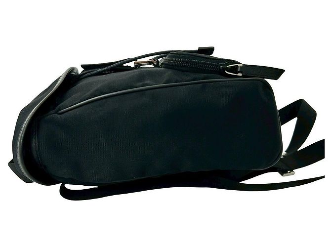 Zaino Gucci in nylon e pelle Nero - vista 6