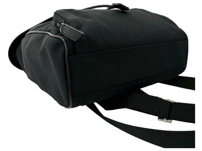 Zaino Gucci in nylon e pelle Nero - vista 8