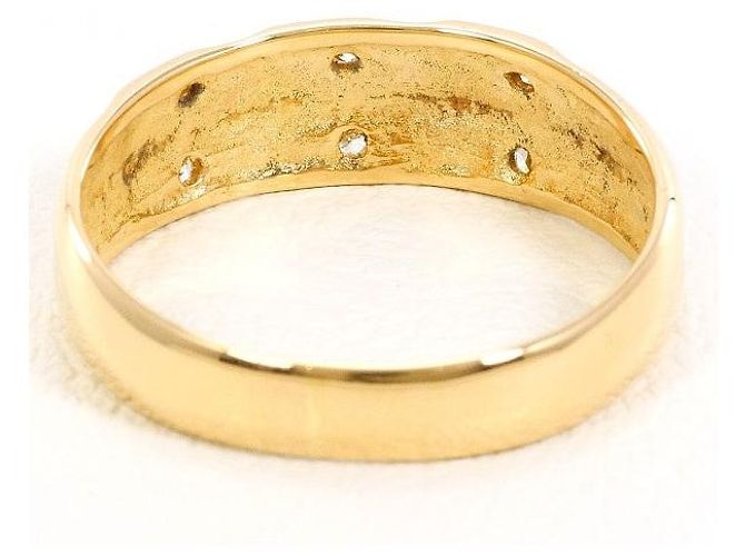 Autre Marque Au750 Diamantring Golden - Ansicht 4