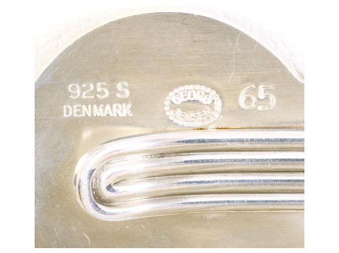 Autre Marque Fermi cravatta Georg Jensen Silver 925 Argento - vista 3