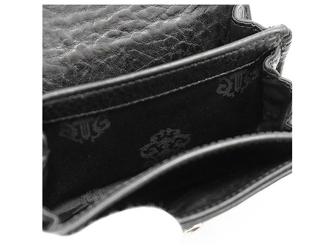 Chrome Hearts TINY WALLET Monedero de cuero Negro - vista 10