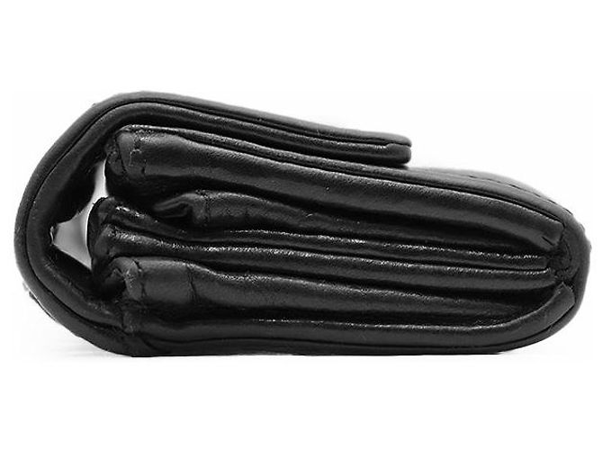 Chrome Hearts TINY WALLET Monedero de cuero Negro - vista 5