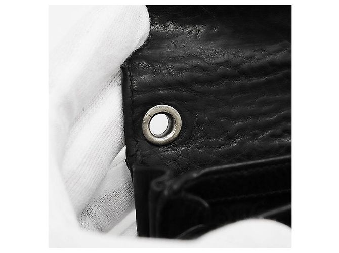 Chrome Hearts TINY WALLET Monedero de cuero Negro - vista 8