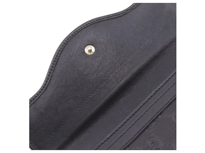 Gucci Interlocking G Shima Leder Geldbörse Schwarz - Ansicht 14