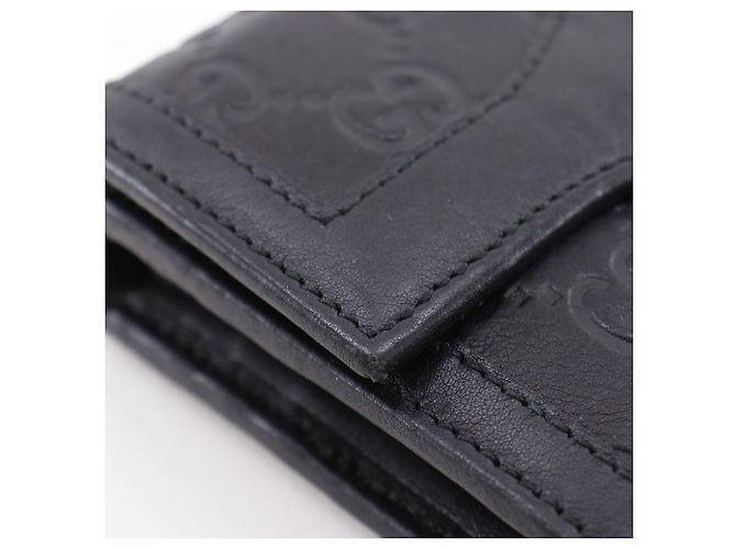 Gucci Interlocking G Shima Leder Geldbörse Schwarz - Ansicht 16