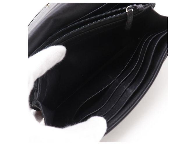 Gucci Interlocking G Shima Leder Geldbörse Schwarz - Ansicht 9