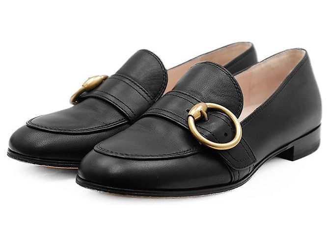 Autre Marque Mocassini in pelle nappa Gianvito Rossi Nero - vista 2