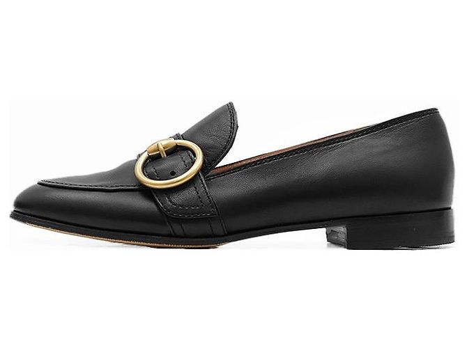 Autre Marque Mocassini in pelle nappa Gianvito Rossi Nero - vista 4