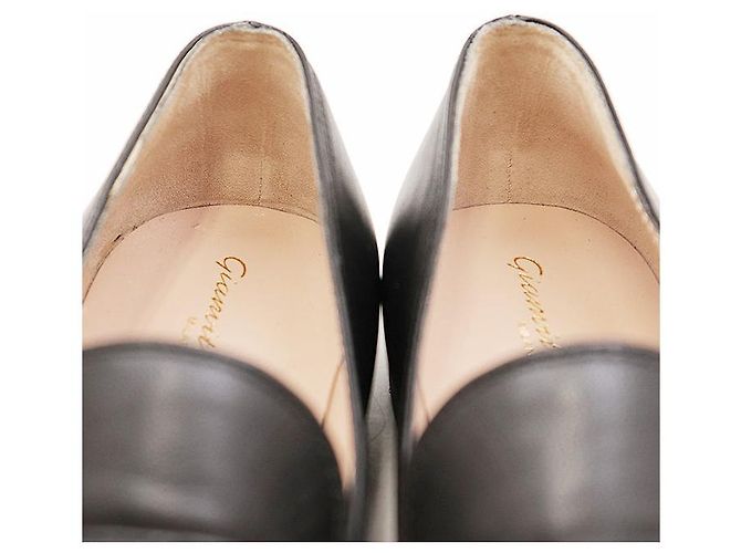 Autre Marque Mocassini in pelle nappa Gianvito Rossi Nero - vista 7