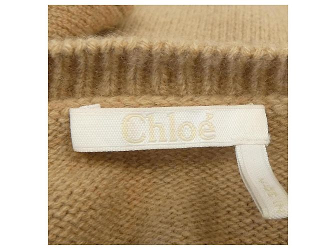 Chloé Chaleco Chloe Beige - vista 4